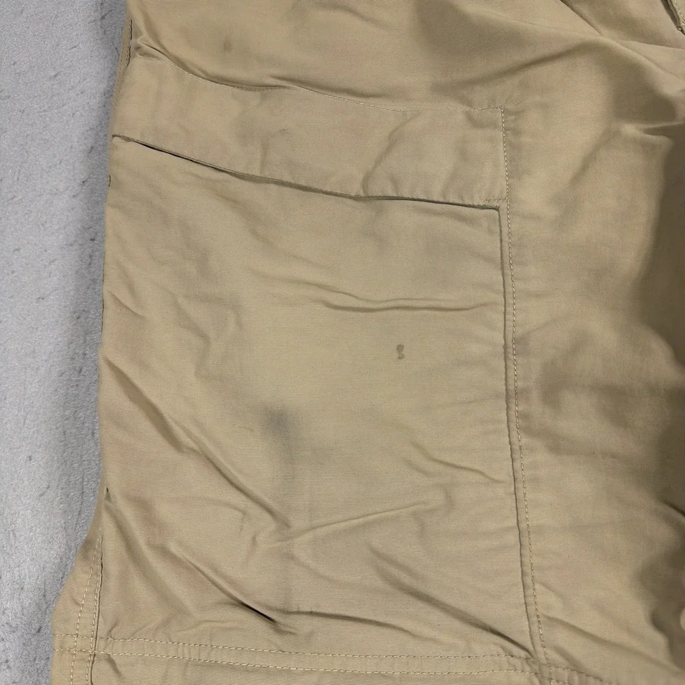 The North Face Convertible Hiking Pants Men 38 Regular Khaki‎ Zip Off Outdoor
